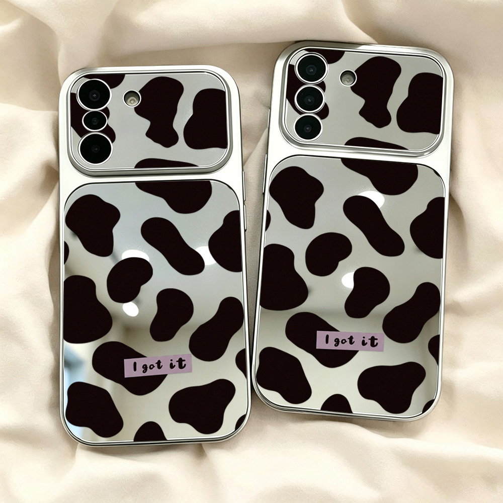 Y2K Aesthetic Cow Print Mirror - Samsung Galaxy A55 review and price