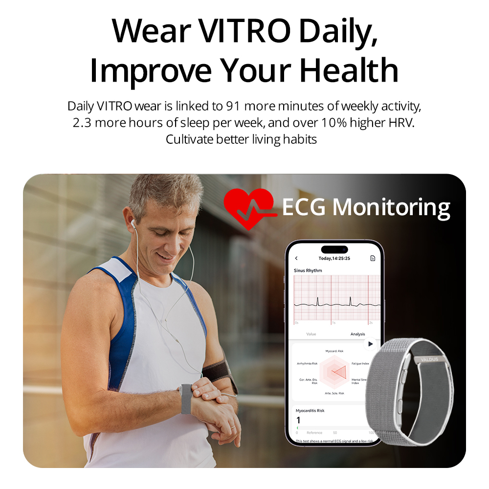 VALDUS 2026 New VITRO NO Scree - Fall Detection Watch review and price