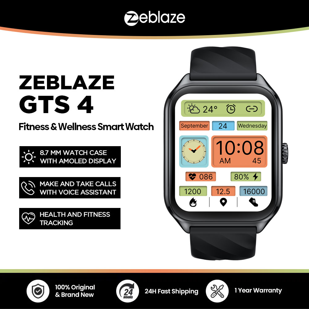 New Zeblaze GTS 4 Voice Callin - Fall Detection Watch review and price