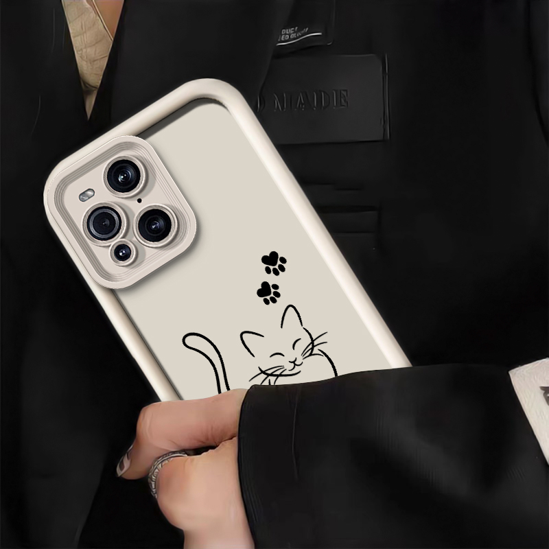 Drawing Sketch Line Cat Phone  - Oppo Find X8 review and price