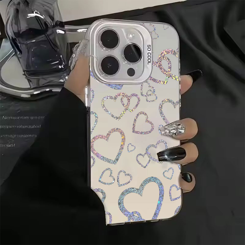 Colorful Heart Print Case For  - Apple Iphone 15 Pro Max review and price