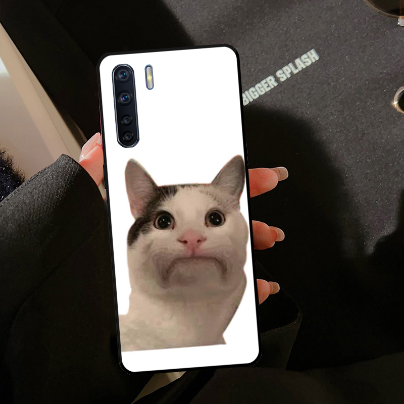 Beluga Cat Meme Face Smiling C - Oppo A78 review and price