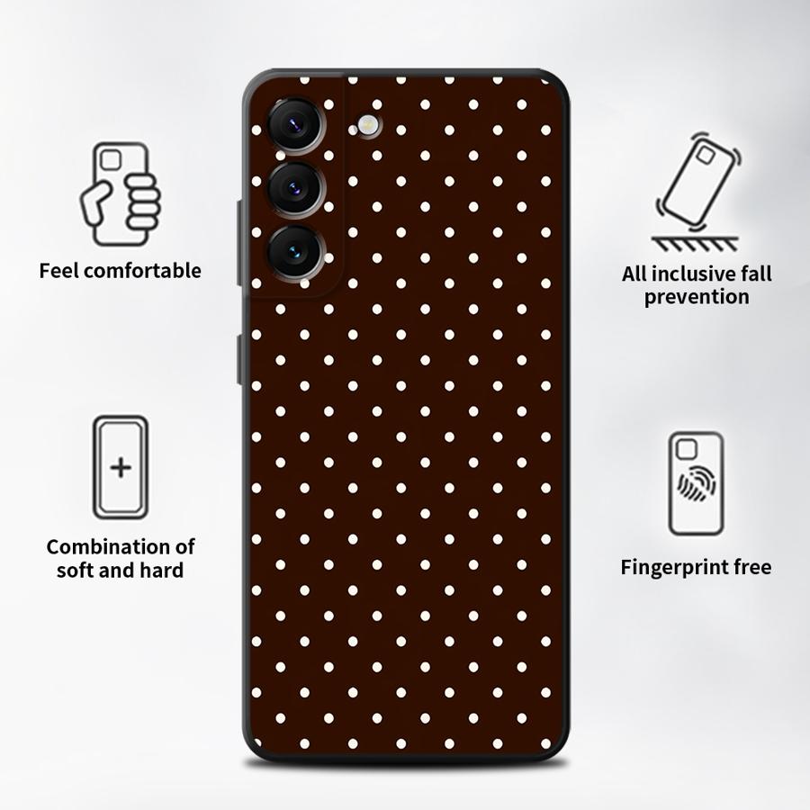 Retro Polka Dots Case for Sams - Samsung Galaxy A55 review and price